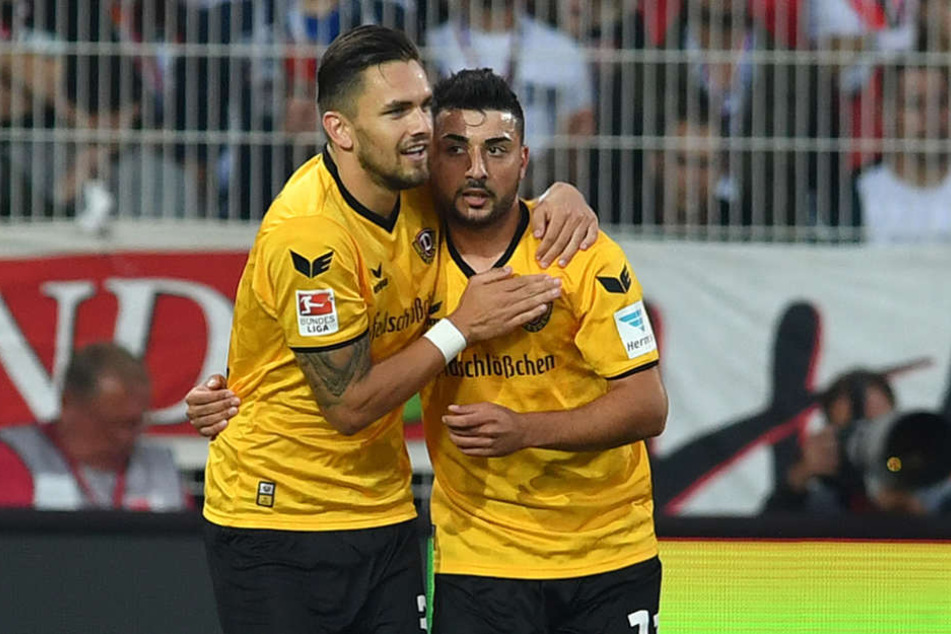 Der Ex-Bielefelder Pascal Testroet (l.) hätte nichts gegen das Pokal-Los Armina. Auch bei Aias Aosman (r.) stehen die Ostwestfalen auf der Wunschliste.