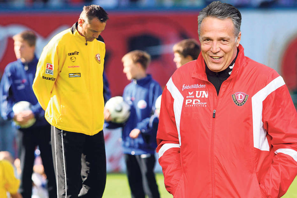 Kopf runter: Peter Pacult (li.) konnte 2006 den Abstieg aus der 2. Liga nichtverhindern. Alter Trainerfuchs: Uwe Neuhaus (re.) weiß genau, wie schwer das zweite Jahr werden kann.