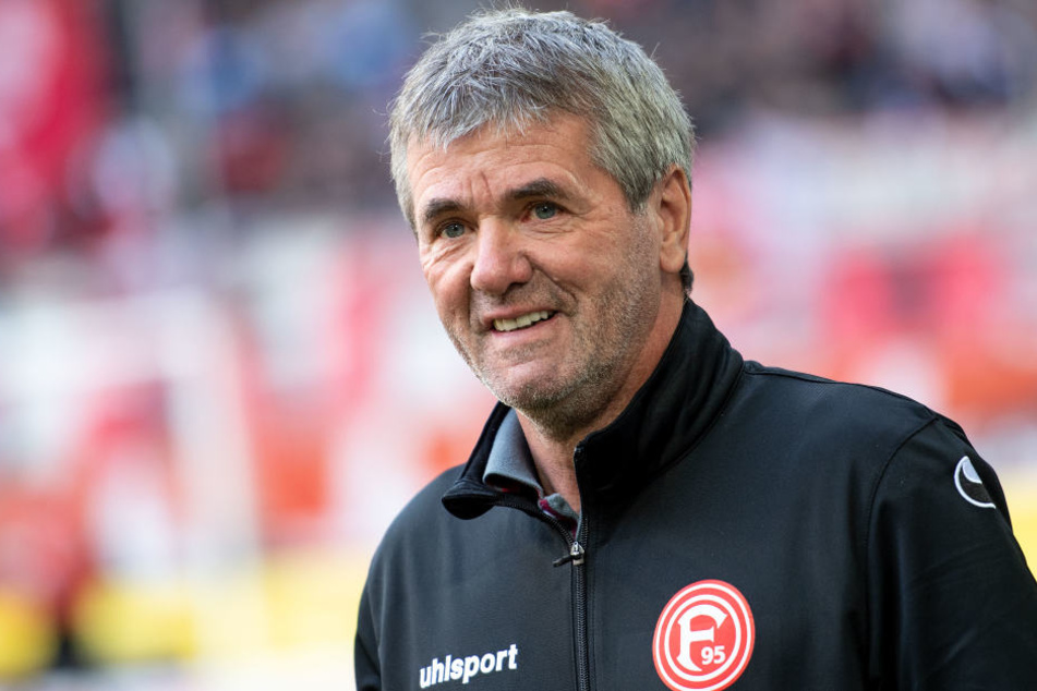Fortuna Düsseldorfs Trainer Friedhelm Funkel (65) feiert an diesem Montag seinen 65. Geburtstag.