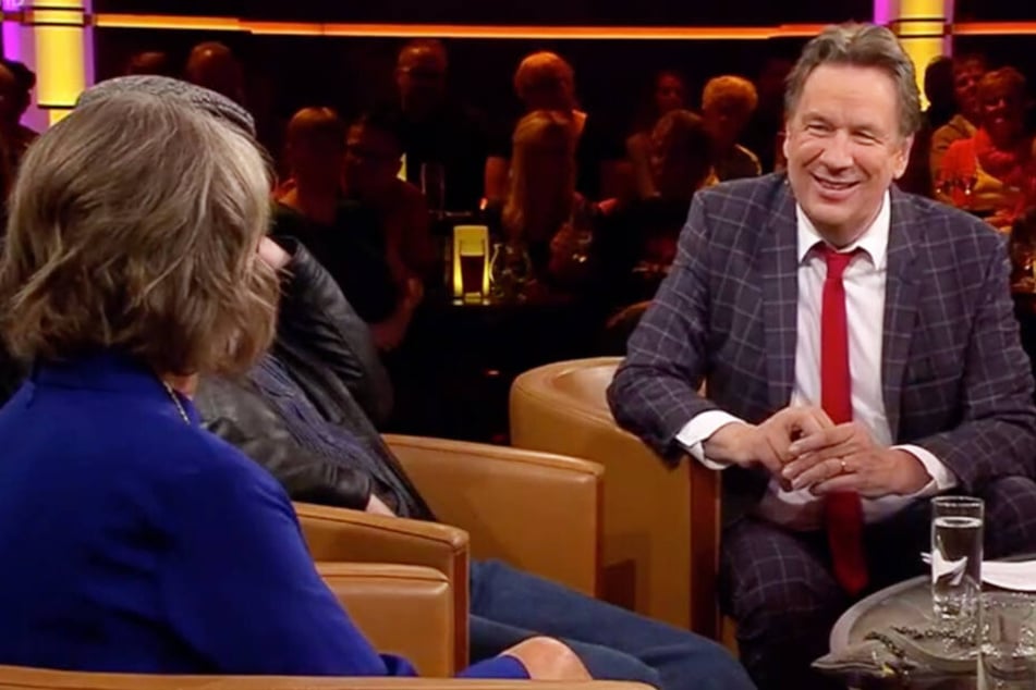 Schorn und Moderator Jörg Kachelmann (61) plauderten im MDR Riverboat über die Kreuzfahrt der Schauspielerin.