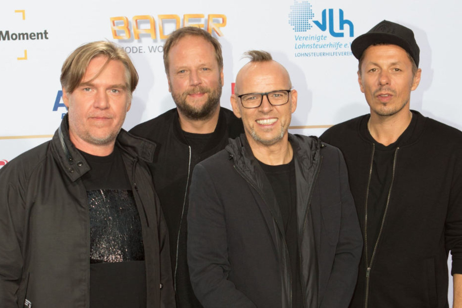 Die Band nahm die Auszeichnung selbst in Empfang.