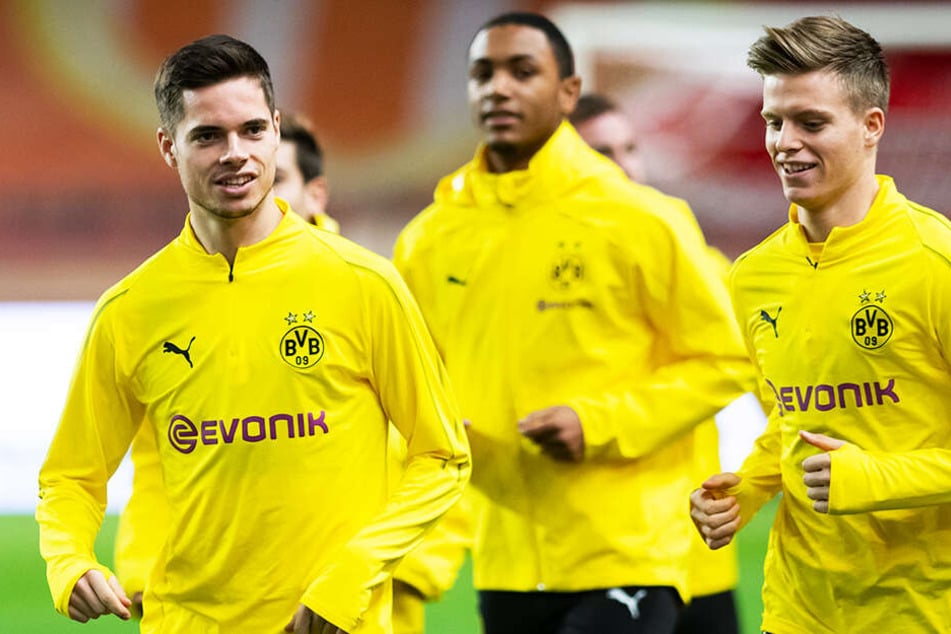 Dzenis Burnic (r.) wechselte von Borussia Dortmund zu Dynamo Dresden.