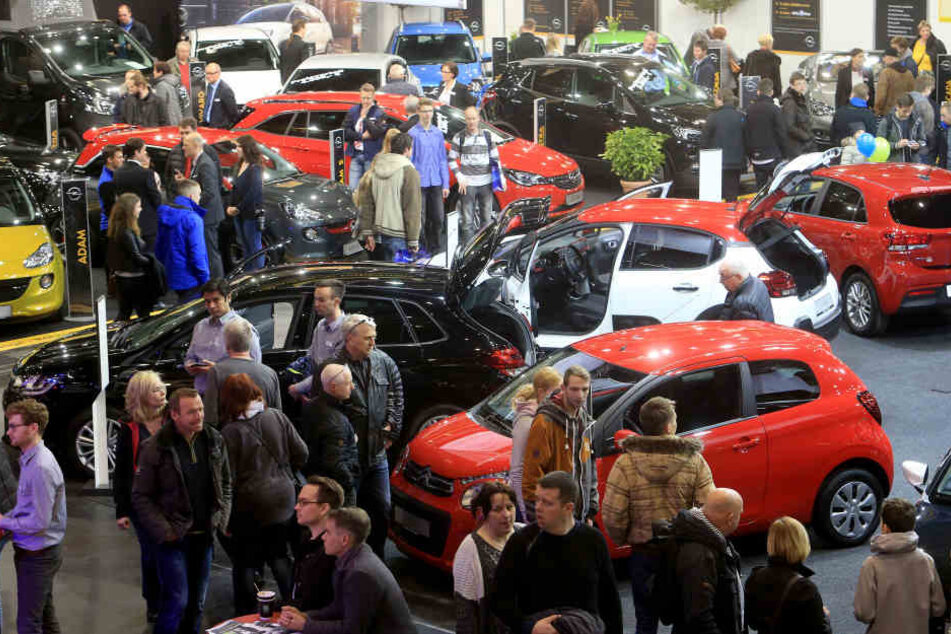 Riesenansturm im Autosalon Chemnitz