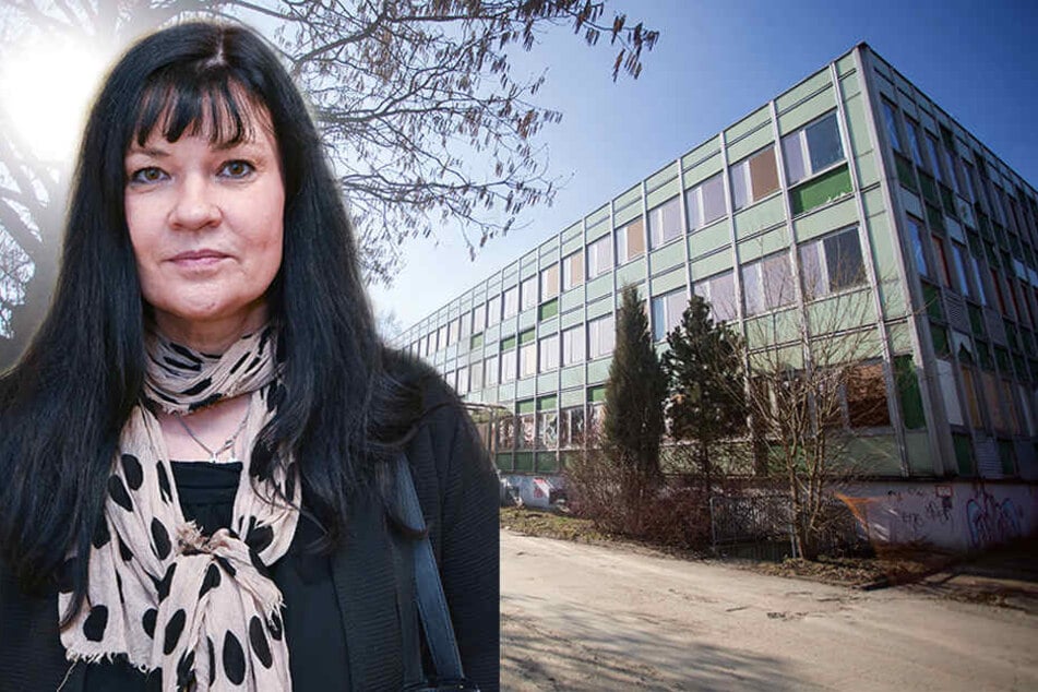 Einst Grundschule, heute übt in dem Gebäude an der Janka-Straße die Polizei. Dadurch wird die Bausubstanz nicht besser. Stadträtin Ines Saborowski (50, CDU) macht Druck für den Ausbau der Adelsberger Grundschule.