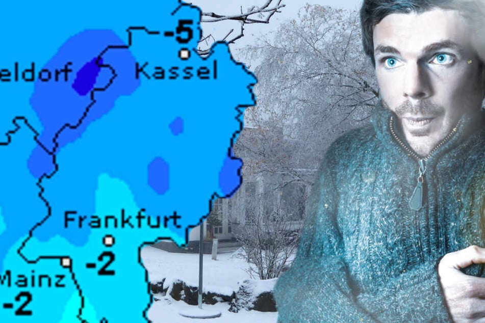 Schnee und Eis liegen auf der Wasserkuppe, doch der Dauerfrost in Hessen ist bald zu Ende.
