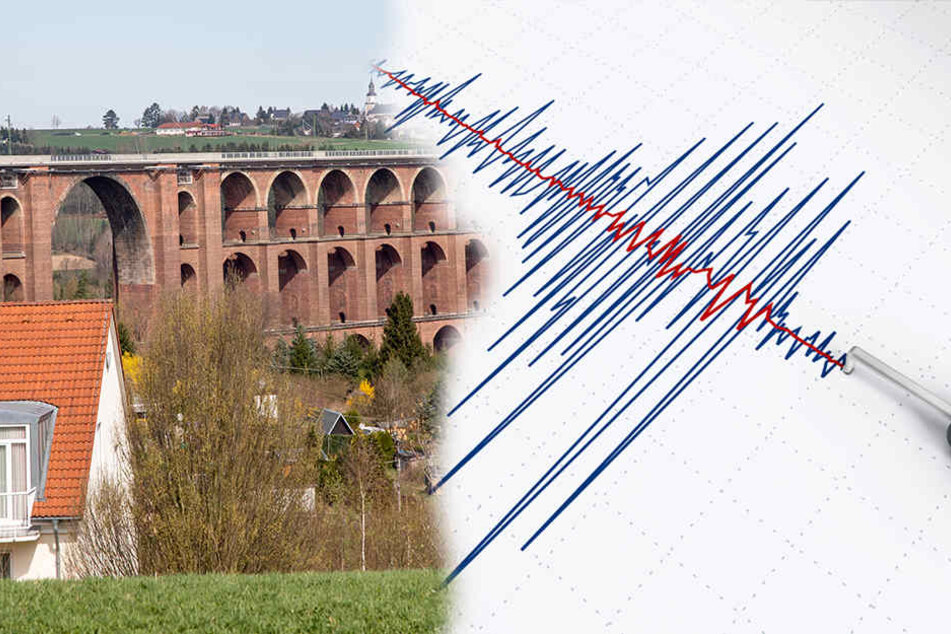 Im Vogtland ist es in den vergangenen Tagen immer wieder zu Erdbeben gekommen. Das Letzte hatte eine Stärke von 3,5. (Bildmontage)