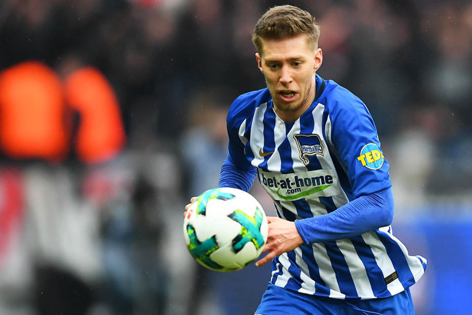Bald ein Bild der Vergangenheit: Mitchell Weiser im Trikot von Hertha BSC.