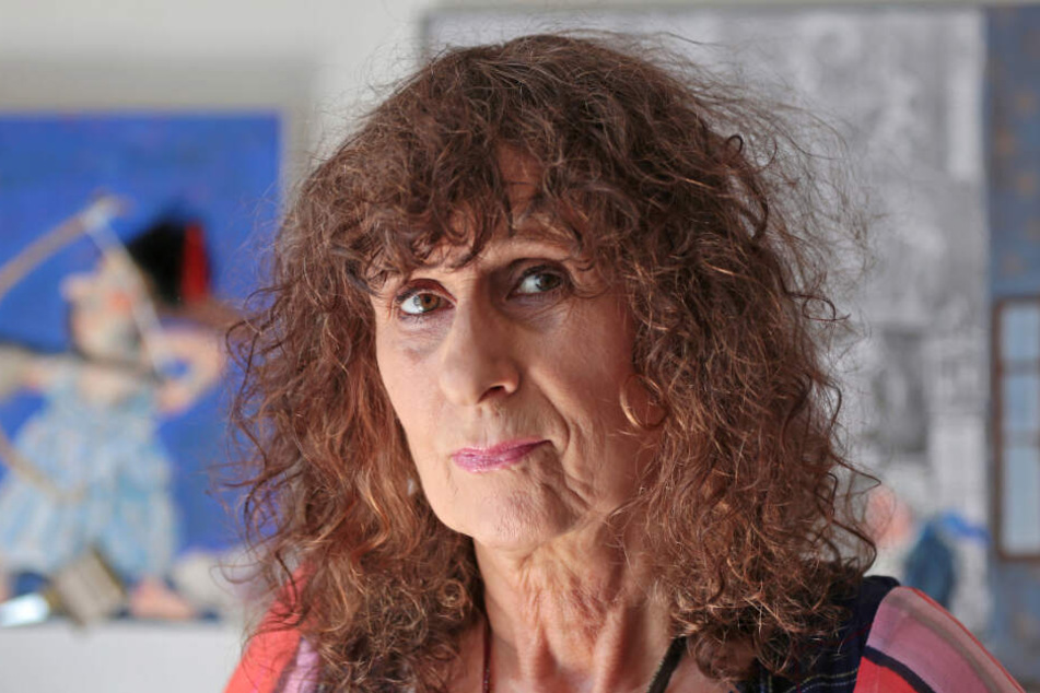 Karikaturistin Franziska Becker.