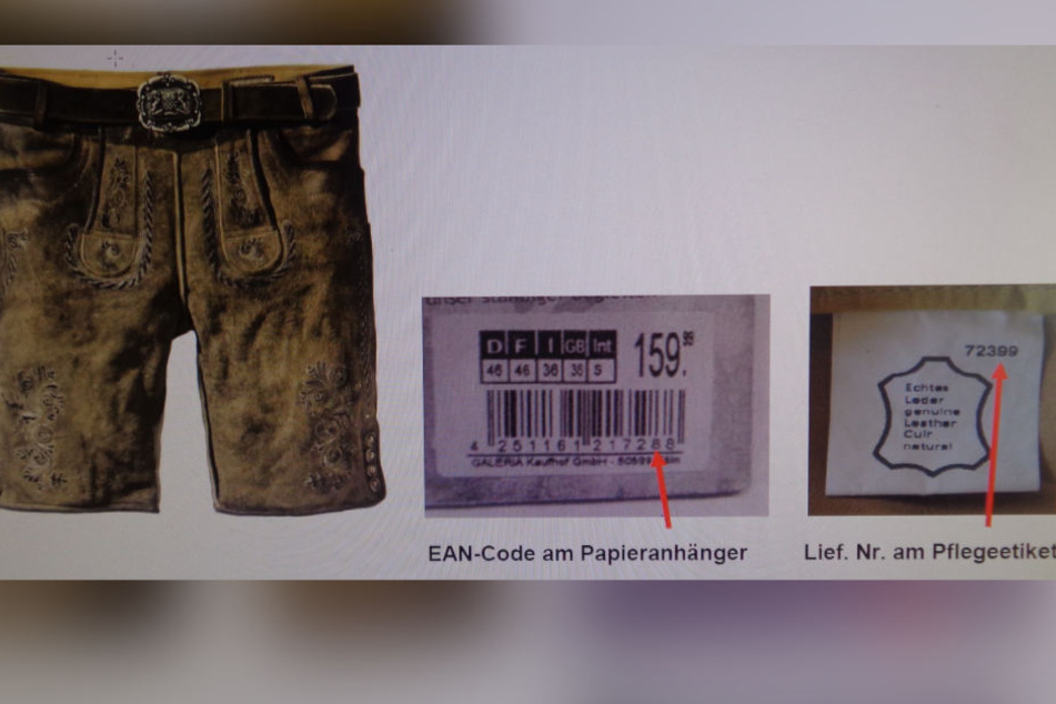Diese Lederhose wird vom Hersteller zurückgerufen.