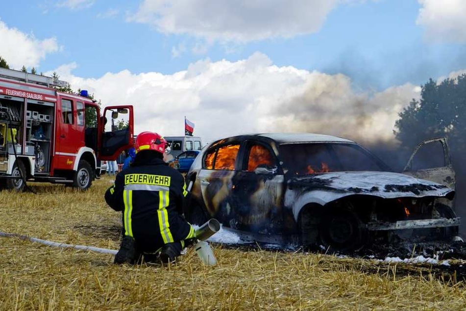 Die Feuerwehr hat den Brand zum Glück schnell unter Kontrolle gehabt.