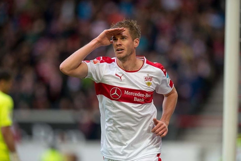 Simon Terodde erzielte in der 13. Minute für den VfB Stuttgart das 1:0.