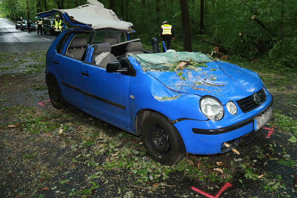 Der 20-jährige Fahrer hatte keine Chance.