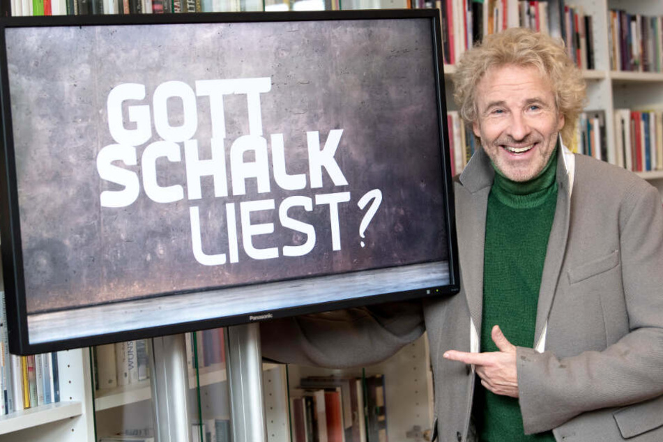 Thomas Gottschalk spricht vor dem Start seiner neuen Sendung Klartext.