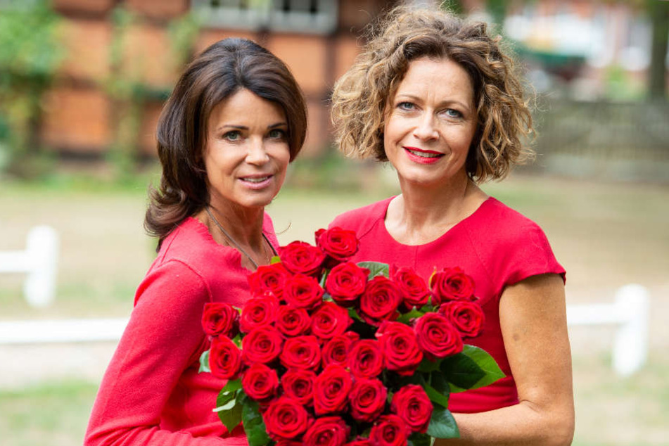 Gerit Kling (links) wird in der nächsten Staffel Madeleine Niesche am Set von "Rote Rosen" ablösen.