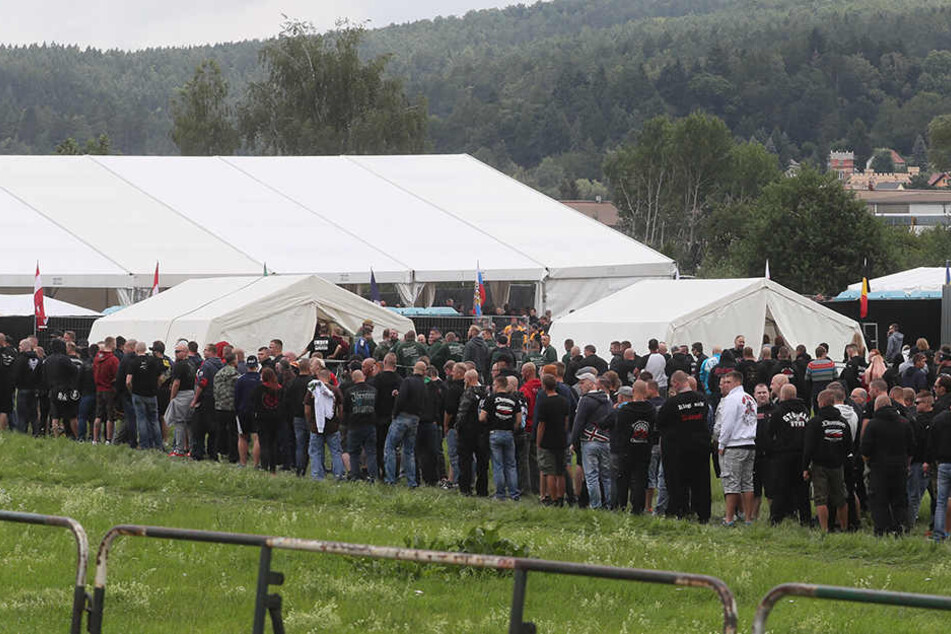 Zum letzten Neonazi-Konzert vor zwei Wochen kamen rund 6000 Teilnehmer nach Themar.