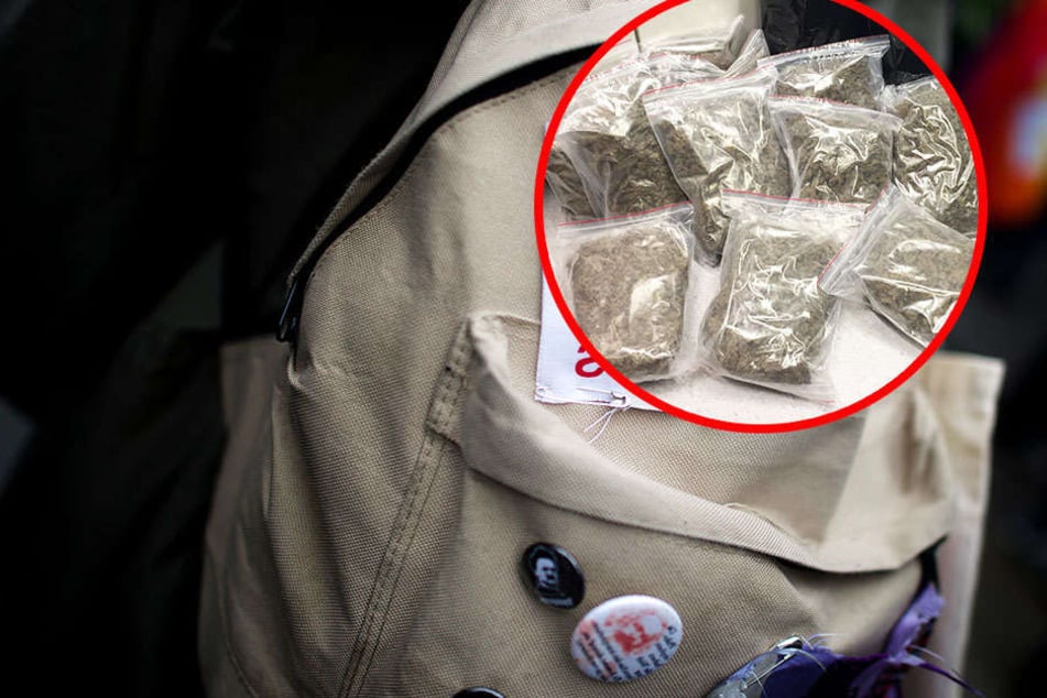 Der Rucksack war vollgestopft mit Marihuana und führte die Polizei in ein wahres Drogen-Lager. (Symbolbild)