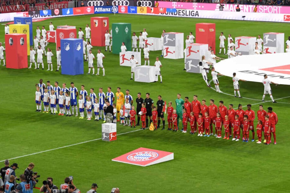 Hertha BSC und der FC Bayern eröffneten die Bundesliga-Saison 2019/20 in der Münchner Allianz Arena.