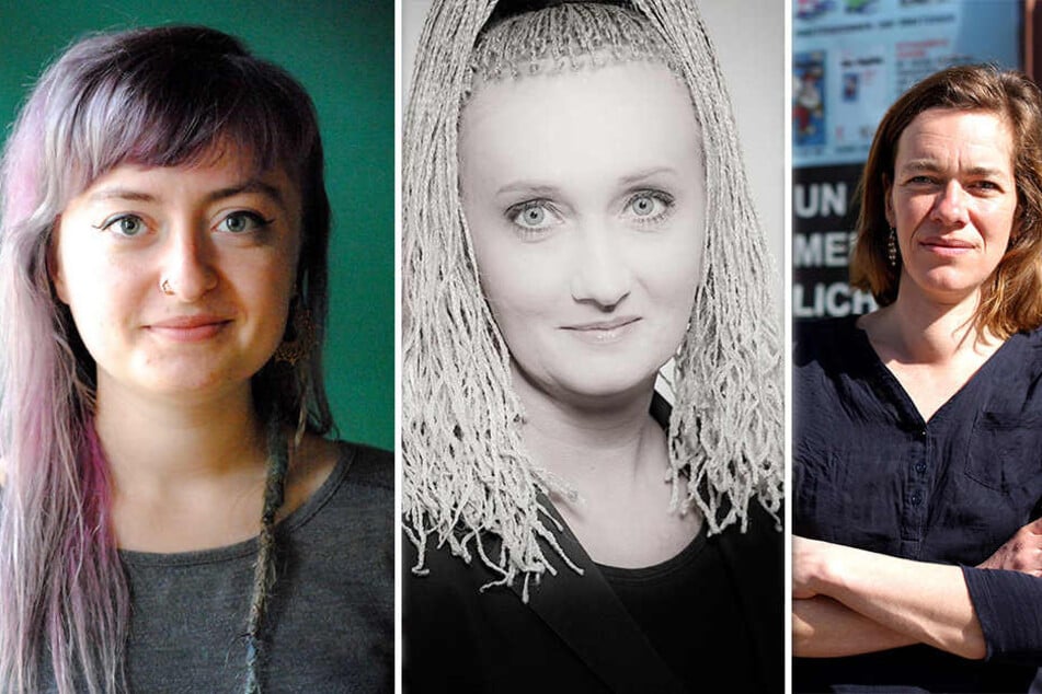 Grünen-Politikerin Anne Kämmerer sowie Irena Rudolph-Kokot (SPD) und Juliane Nagel (Linke) vom Aktionsbündnis "Leipzig nimmt Platz" wollen gegen das Festival protestieren.