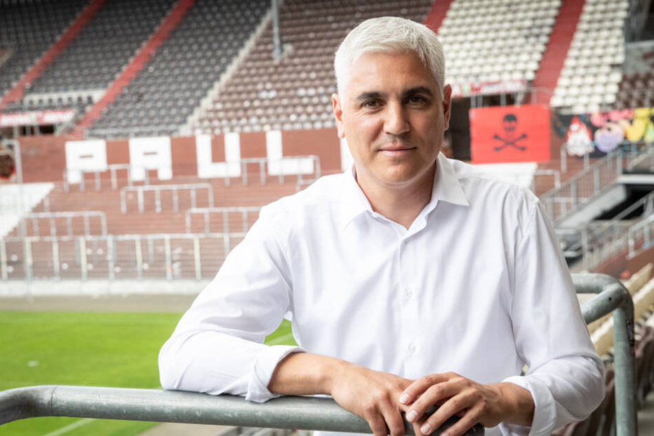 Andreas Bornemann schaute sich bereits am Millerntor um.
