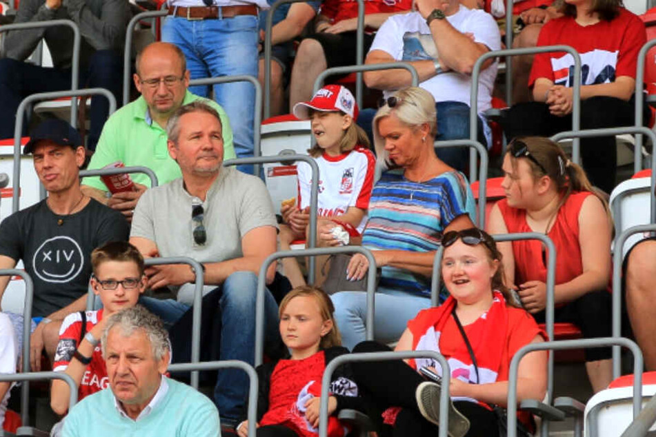 Ex-Präsident Frank Nowag beobachtete das letzte Spiel von der Tribüne aus.