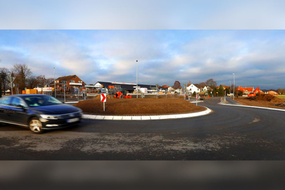 Mit dem Kreisverkehr soll der Knotenpunkt an der Neunkirchener Straße entlastet werden.
