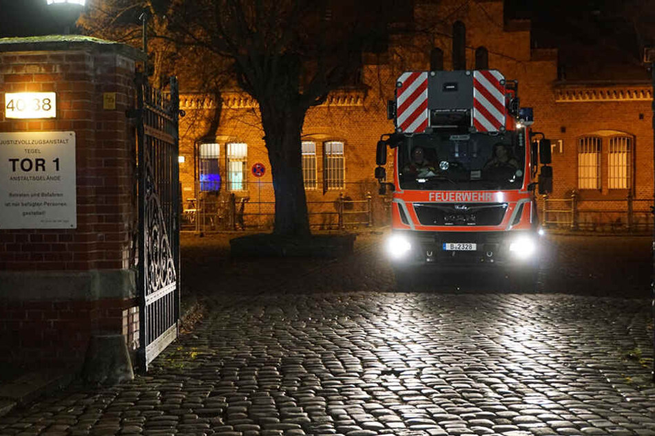 In der JVA Tegel ist am Samstagabend ein Feuer ausgebrochen.