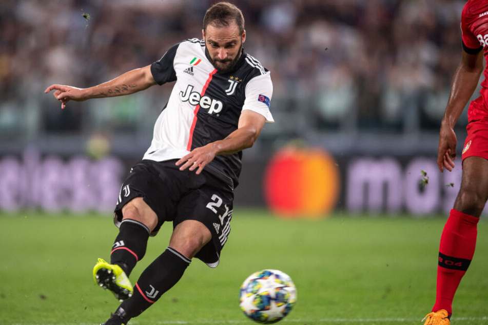 Gonzalo Higuain konnte die erste große Chance von Juventus Turin direkt nutzen.