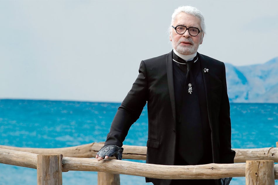 Ohne Sonnenbrille: Karl Lagerfeld bei einem seiner letzten öffentlichen Auftritte.