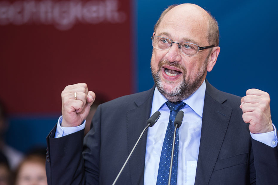 Martin Schulz (61, SPD) tritt am Dienstag um 19 Uhr auf dem Domplatz auf.