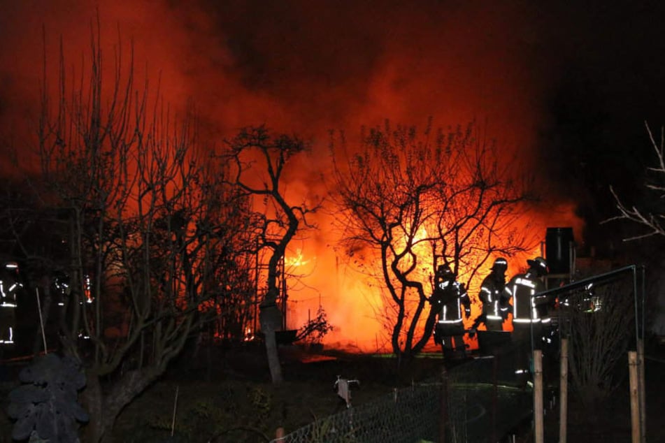 18 Feuerwehrleute waren insgesamt im Einsatz.