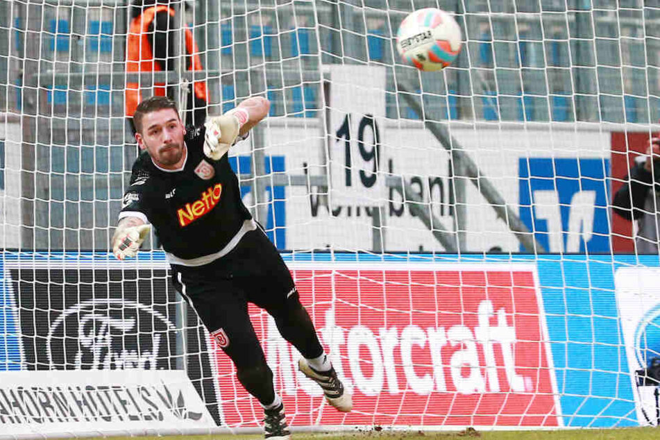 Philipp Penkte ließ am Sonnabend keinen Ball in das Regensburger Tor.