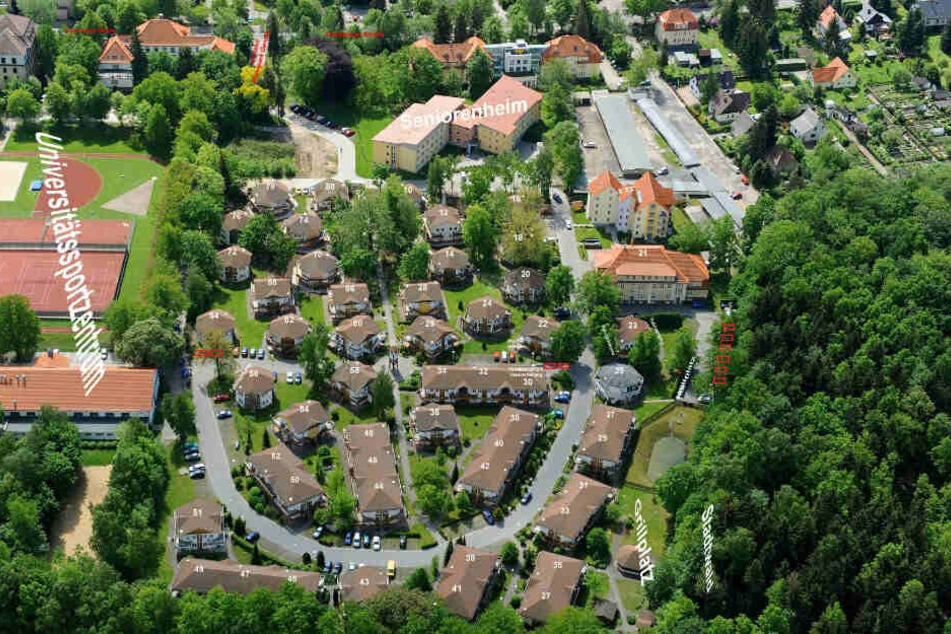 Der Wohnpark liegt in einer ruhigen, parkähnlichen Anlage.