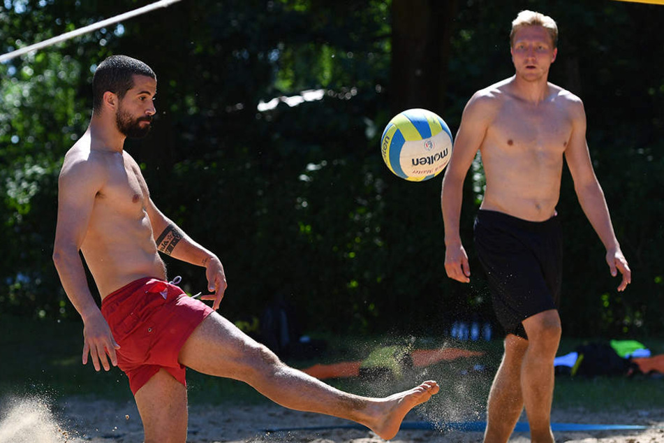 Bei Nils Teixeira (l.) und Marco Hartmann laufen die Verträge aus.