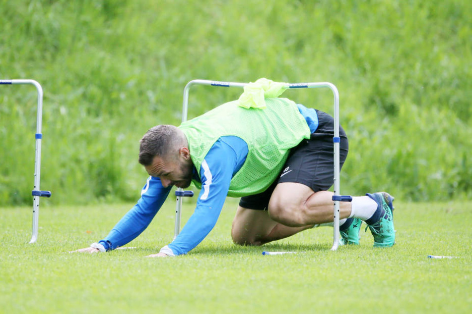 Macht sich nochmal fünf Monate krumm für den FC Erzgebirge: Christian Tiffert startet am Freitag in die letzte Vorbereitung seiner langen Laufbahn.