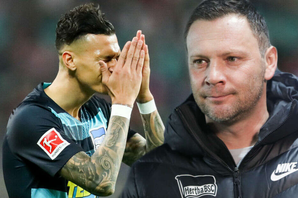 Davie Selke kann es nicht fassen. Pal Dardai ist nach der deutlichen Niederlage bedient.