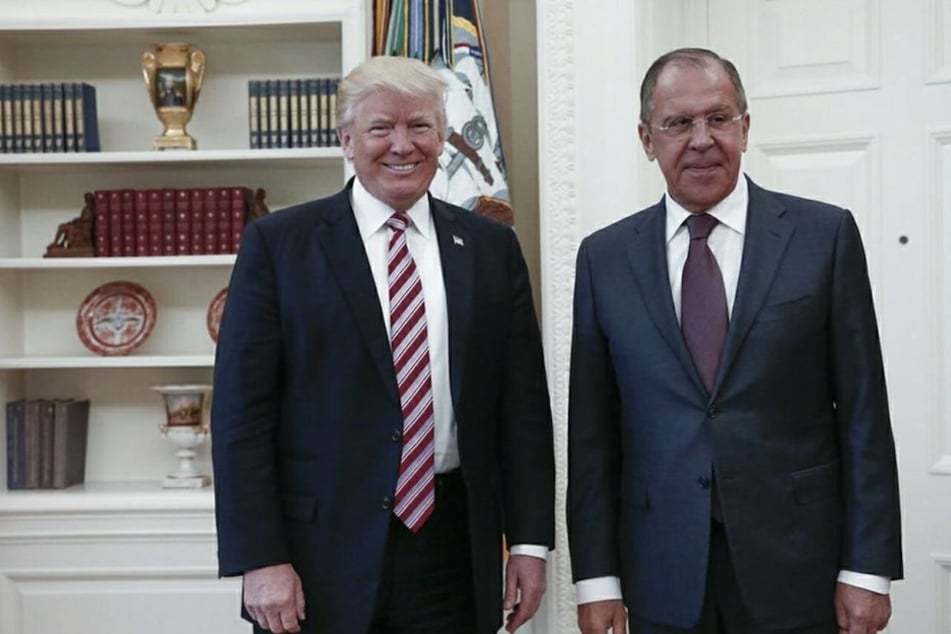 Trump und Russlands Außenminister Sergej Lawrow am 10. Mai bei einem Treffen im Weißen Haus.