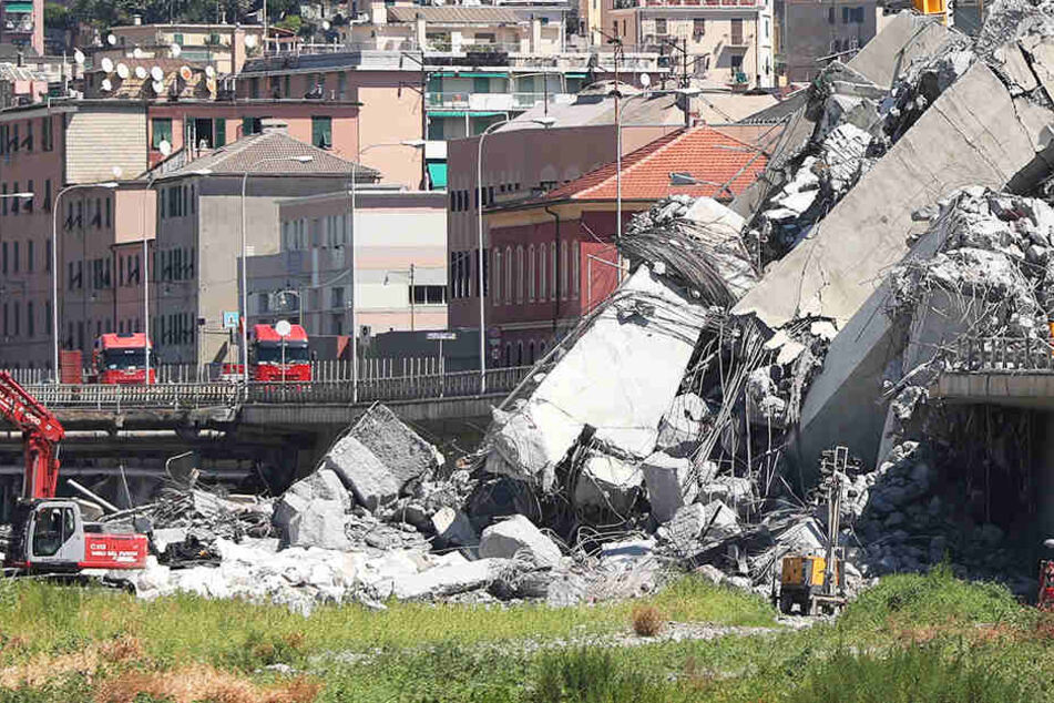 Mittlerweile ist die Opferzahl nach dem Brückeneinsturz von Genua auf 41 angestiegen.