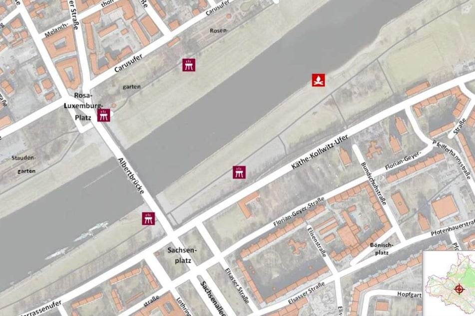 Allein um die Albertbrücke herum stehen Euch vier Grillplätze und ein Lagerfeuerplatz zur Verfügung.