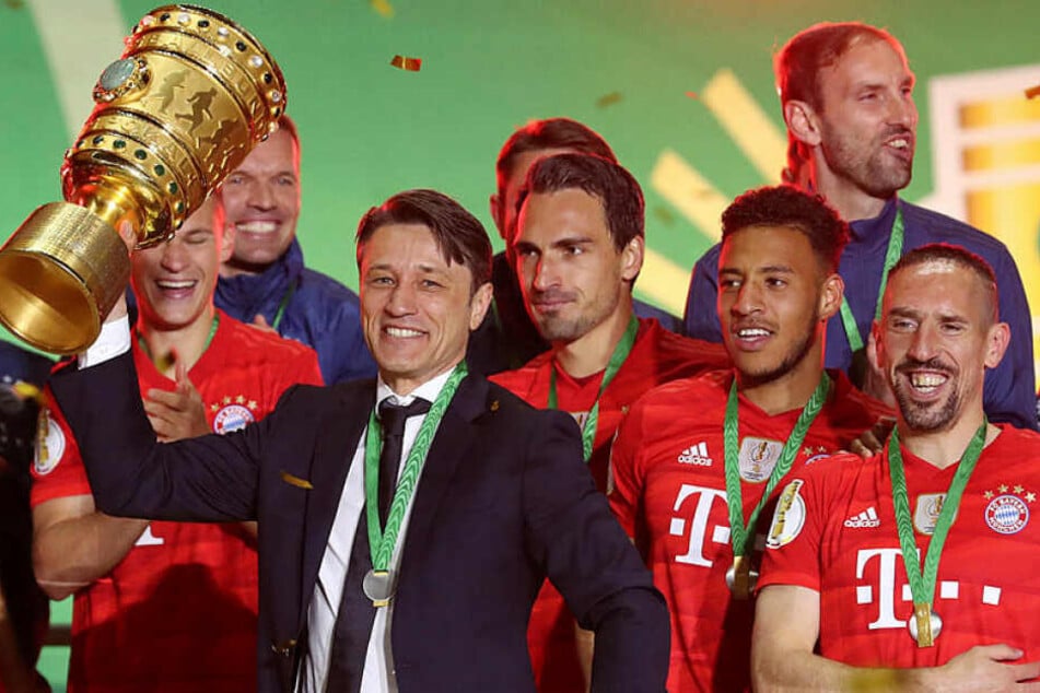 Gewann den DFB-Pokal zum zweiten Mal in Folge: Bayern Trainer Niko Kovac, der letzte Saison mit Eintracht Frankfurt jubeln durfte.