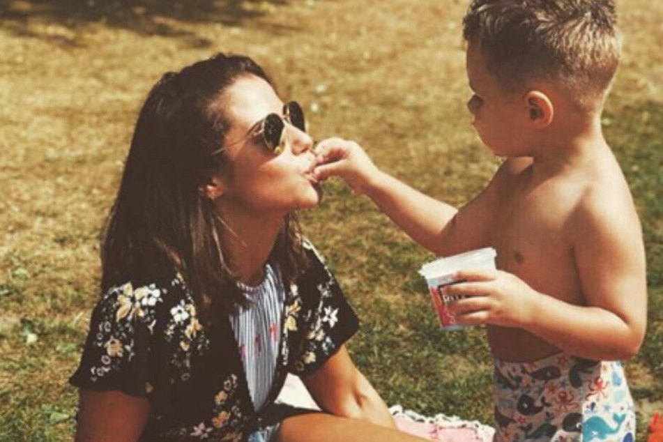 Beste Mama: Sarah Lombardi und Söhnchen Alessio, der am 19. Juni vier Jahre alt wird.