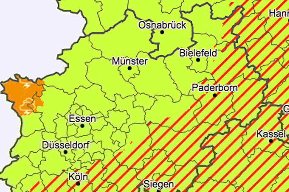 Der Deutsche Wetterdienst hat eine Vorabwarnung rausgegeben.