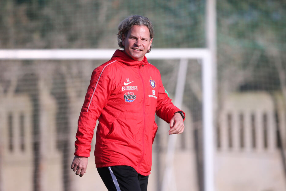Aue-Co-Trainer Sascha Franz schaute sich viel von seinem Vater ab.