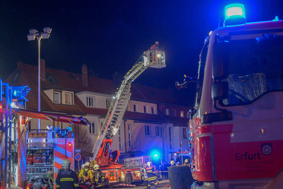 Mit einem Großaufgebot war die Feuerwehr vor Ort.