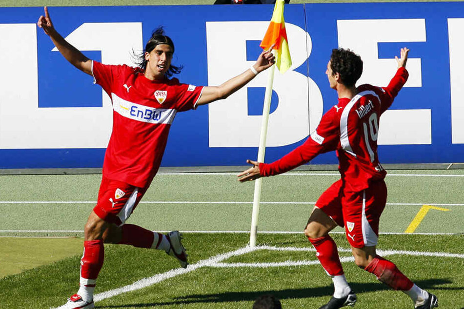 Ein Tor für die Ewigkeit: Sami Khedira (l.) köpft den VfB Stuttgart 2007 zur Deutschen Meisterschaft.