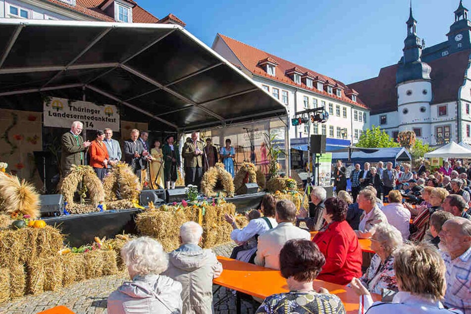Mehrere Tausend Menschen kamen zum Landeserntedankfest.
