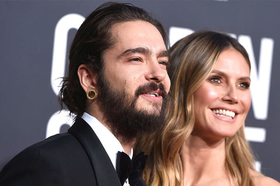 Tom Kaulitz und Heidi Klum gemeinsam bei der Globe Verleihung.