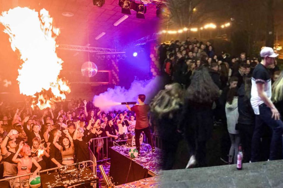 Im Eingangsbereich der Disko "Schorre" in Halle (Saale) kam es am Freitagabend zu einer Reizgas-Attacke.