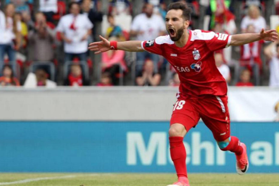 Okan Aydins Torjubel zum 1:0! Am Ende stand es 4:1.