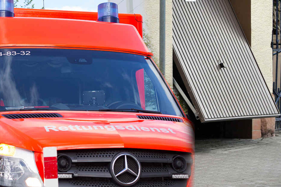 Ein Garagentor verletzte das Mädchen. (Symbolbild)