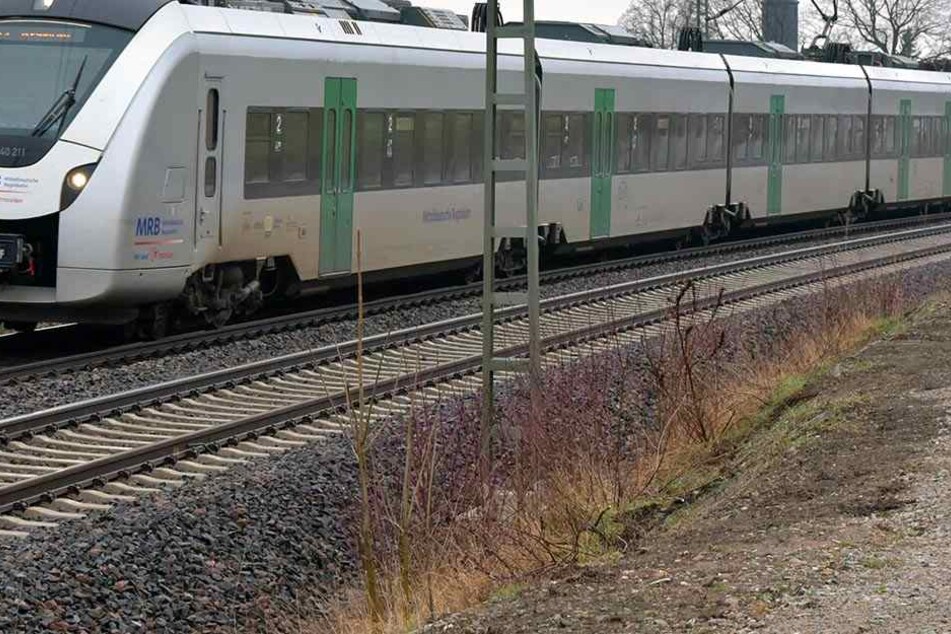 In einem Zug der Mitteldeutschen Regiobahn gingen zwei Männer auf den Schaffner los.